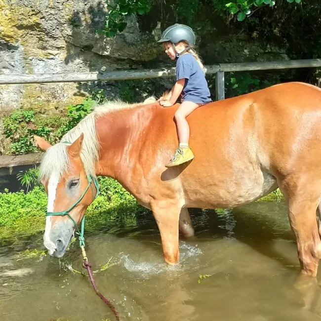 Wasserfurt zum Abkühlen